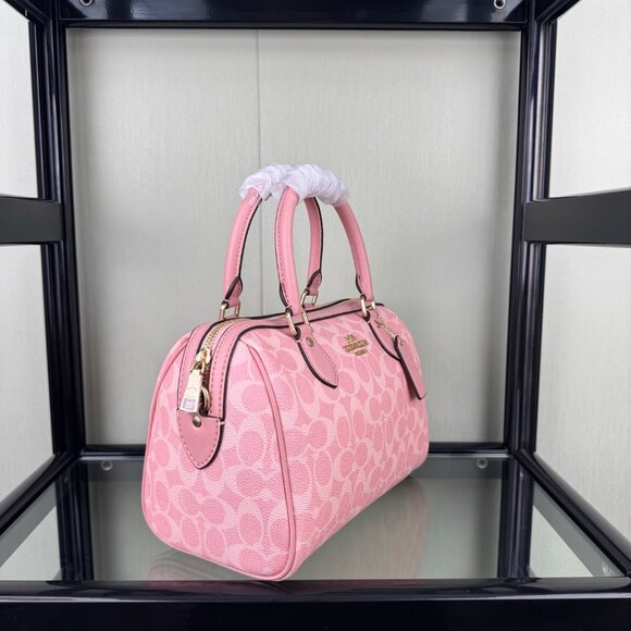 NWT Coach Rowan Large Satchel Bag In Signature Canvas CAO77 - Picture 4 of 8